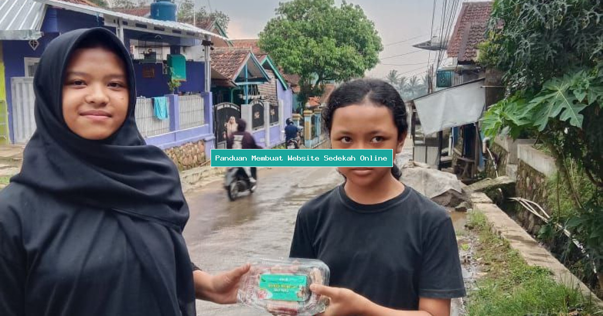 Panduan Membuat Website Sedekah Online